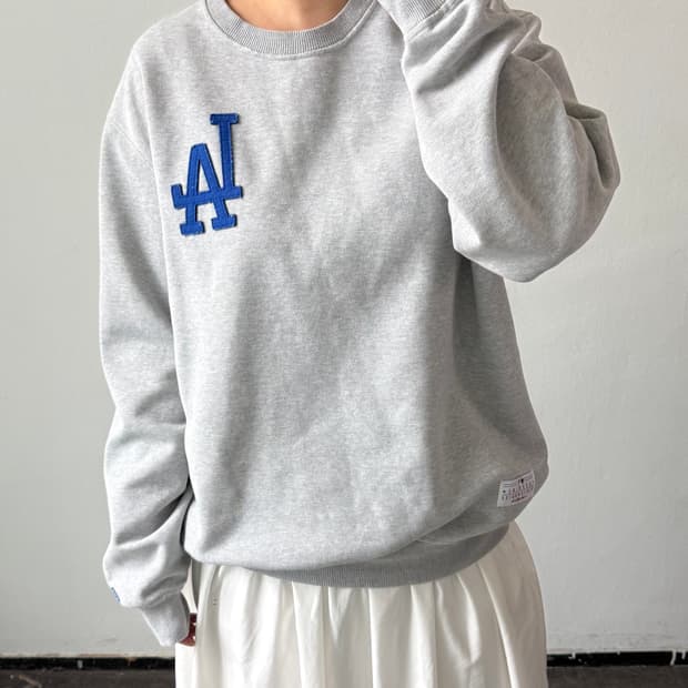 [XXL] 뉴에라 그레이 맨투맨