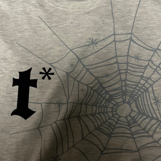 탄산 마그네슘 스파이더 웹 롱슬리브 맨 원사이즈