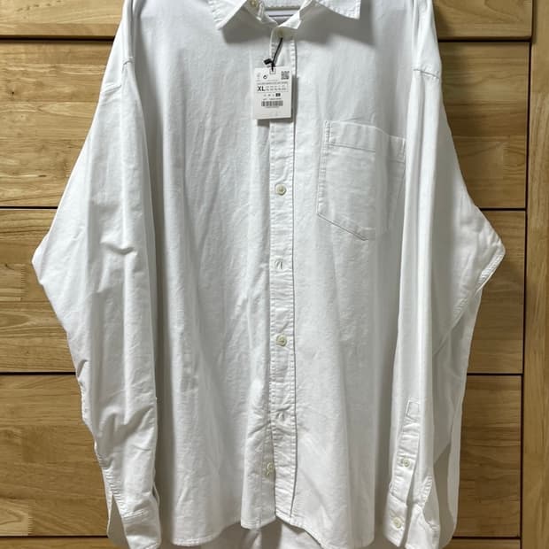 자라 오버사이즈 셔츠 화이트