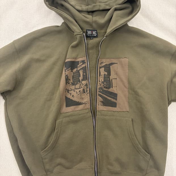 EMOSTANCECLUB  비엔나후드집업 카키 1 사이즈