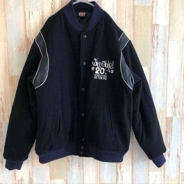 빈티지 바시티자켓 wild style