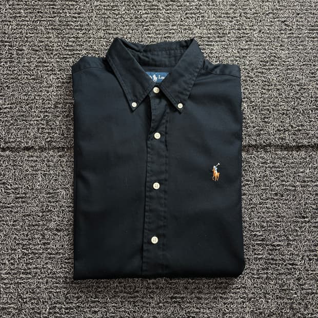 폴로 랄프로렌 포니로고 미니멀 코튼 솔리드 셔츠 2961