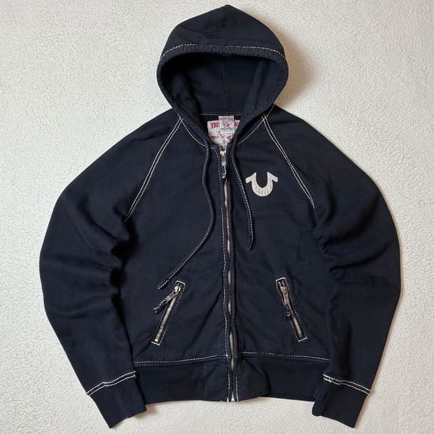 트루릴리젼 00's 밀레니엄 스티치 멕시코 후드 집업 PN7397