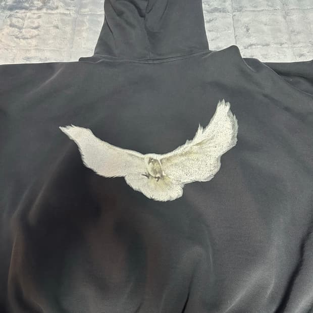 [s]이지갭 도브후드 블랙 워시드