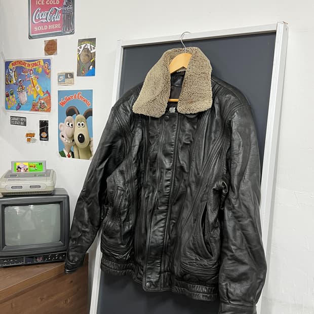 90s' IBEX Vintage 빈티지 양가죽 자켓