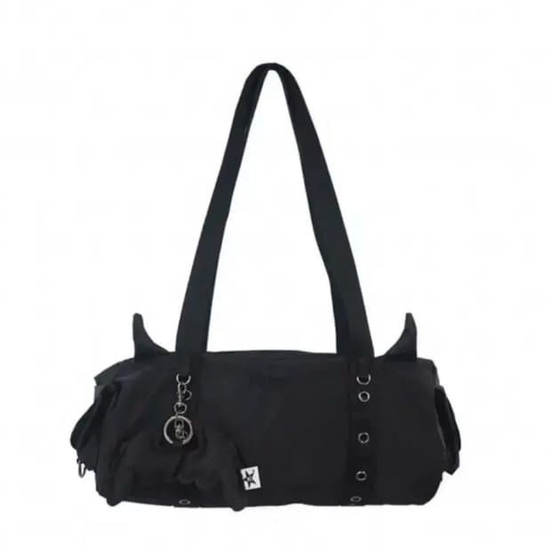 누엣 devil 악마 보스턴백 숄더백 블랙 nuyet