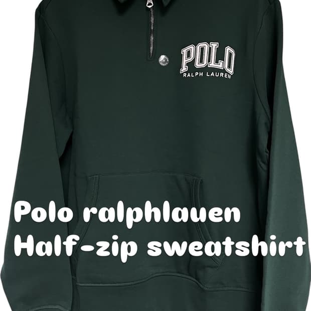 폴로 랄프로렌 하프 집업 스웻셔츠