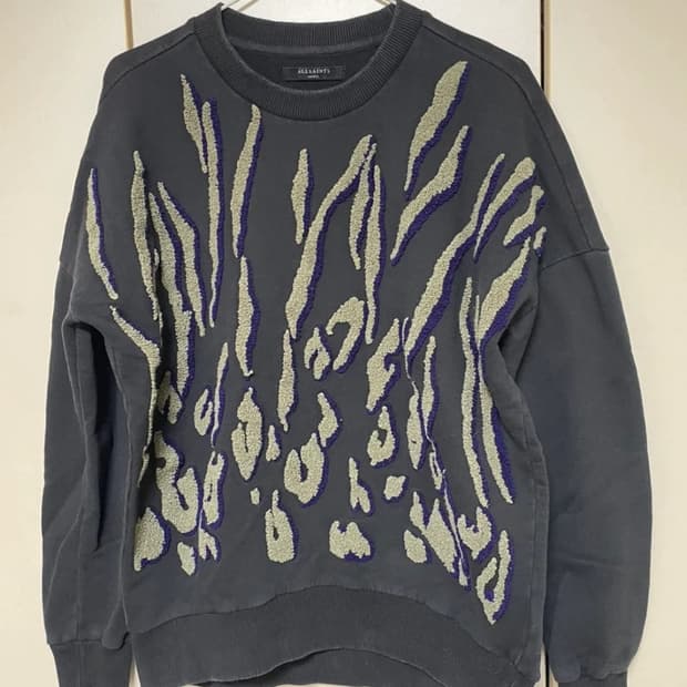 올세인츠 블랙 스웨트셔츠 S