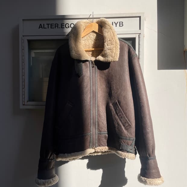  Military B-3 real leather flight jacke