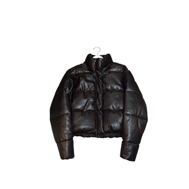 자라 레더 가죽 패딩 점퍼 XS사이즈