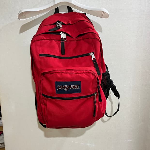 잔스포츠 빅스튜던트 레드 백팩 34L