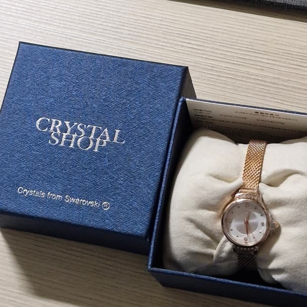 스와로브스키x크리스탈샵 시계(팔찌 무료)