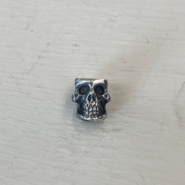 킹크로치 실버 해골 마이크로 펜던트