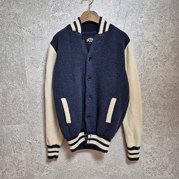 BEAMS 빔즈 울 wool 바시티 자켓
