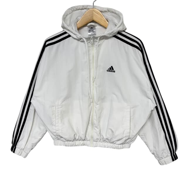 아디다스 로고 3S 크롭바람막이