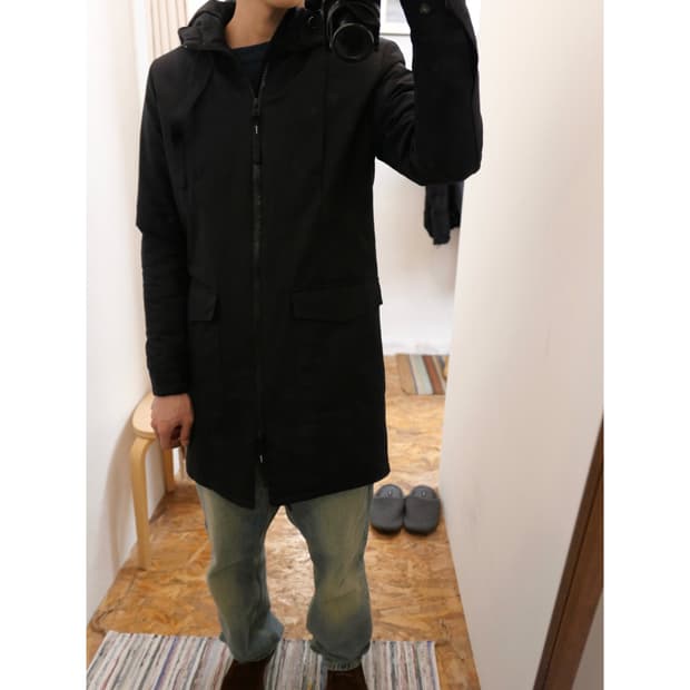 넘버나인 후디드 코트