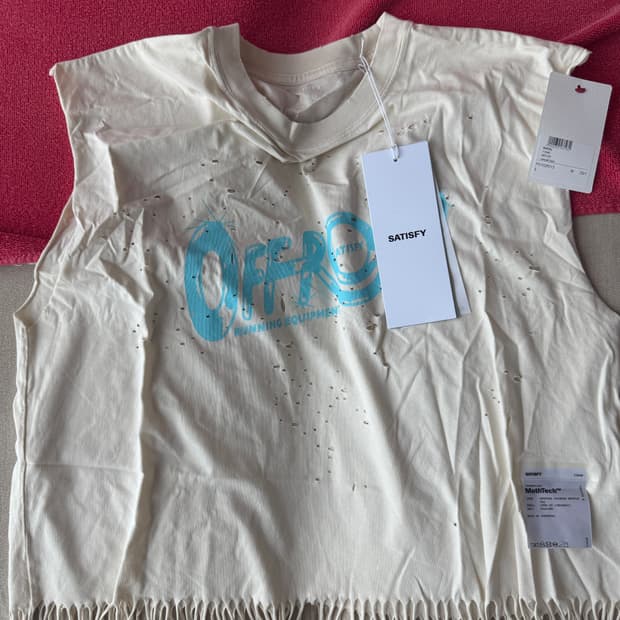 새티스파이 모스테크 크롭 머슬 티셔츠 L