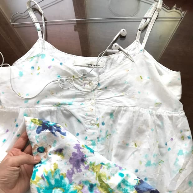 hagumi flower pure white dress