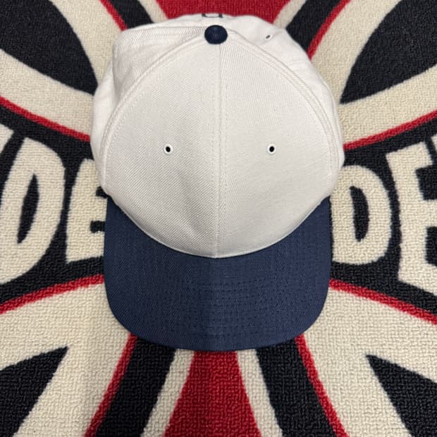 나나미카 15SS 볼캡 SUPS545 화이트 블루 메이드 인 재팬