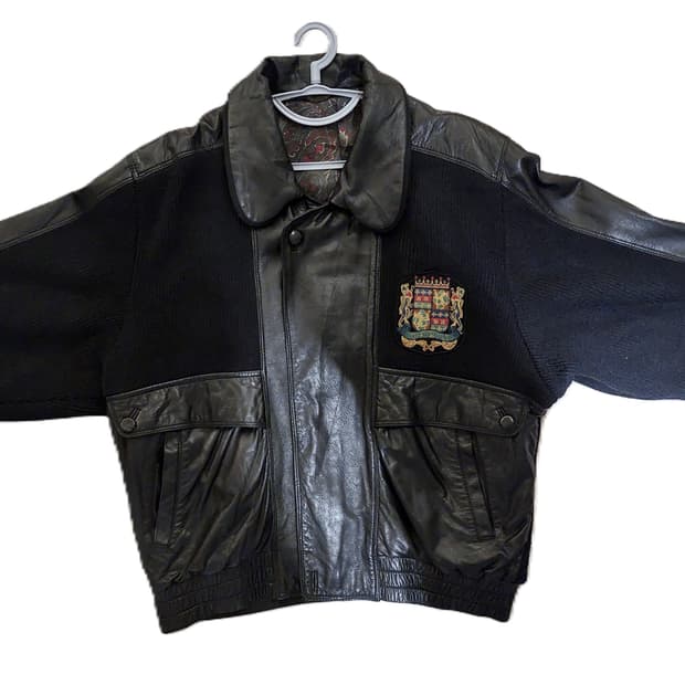 양가죽 울 믹스 재킷