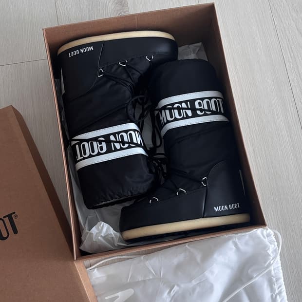 문부츠 아이콘 롱부츠 35-38 (1회착용)