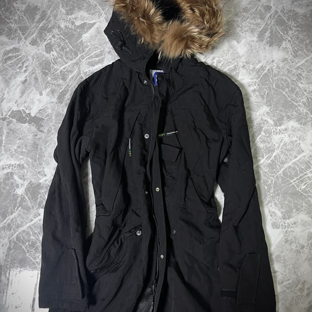 (Abahouse)fur hoody mods jacket
