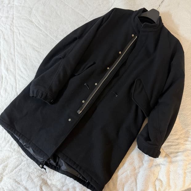 [L] BEAMS 빔즈 모즈 코트 M65 블랙