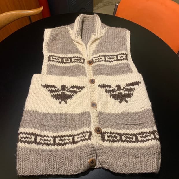 코위찬 니트 조끼