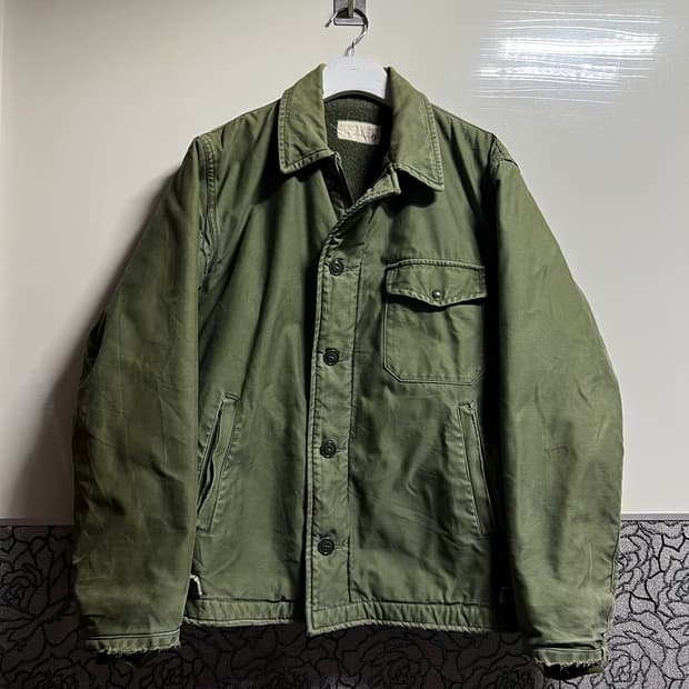 빈티지 밀리터리 60s USN A2 초기형 덱자켓