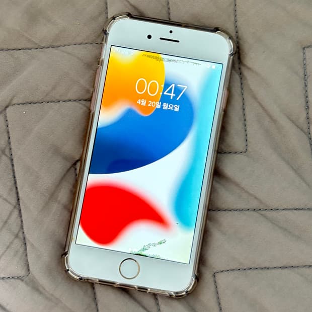 아이폰 6s 로즈골드 무음