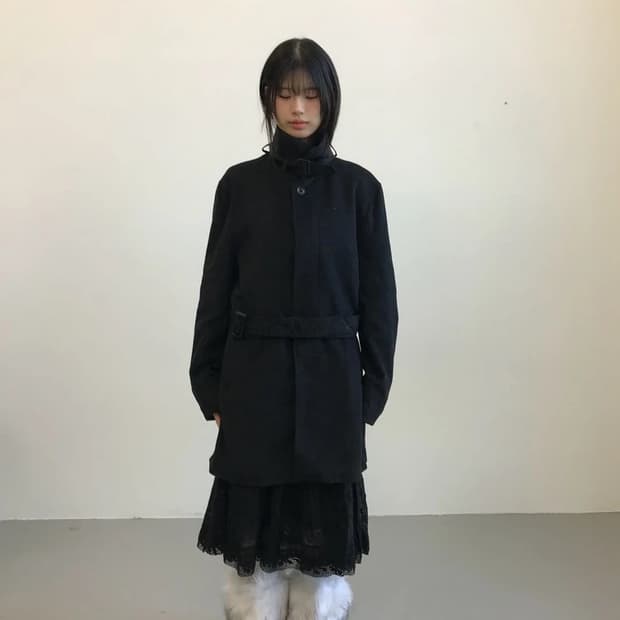 Morgan Homme Belted Wool Coat