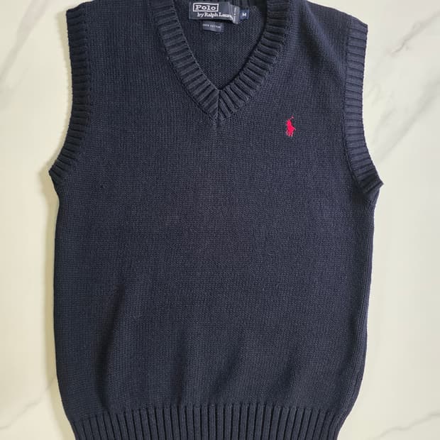[Polo Ralph Lauren /네이비 니트 베스트]