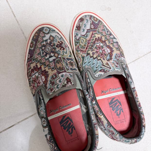 Us9) 나이젤카본 반스 카펫 슬립온