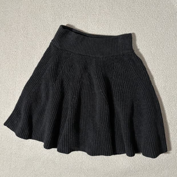 빈티지 GAP 갭 차콜 니트스커트 