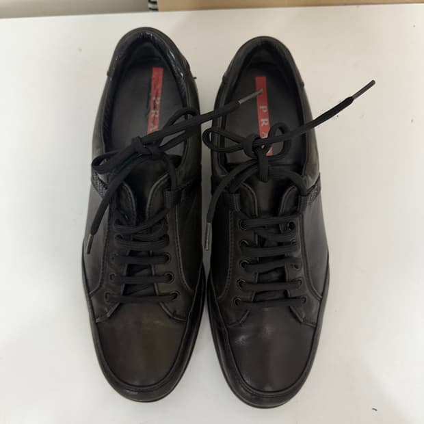 (220)프라다 스포츠 레더 스니커즈