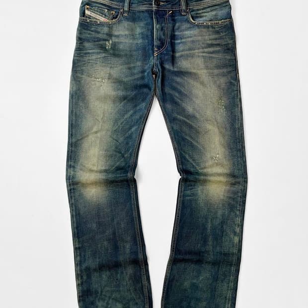 디젤 00s New-Fanker 더티 페이딩 데님 팬츠 PN5278