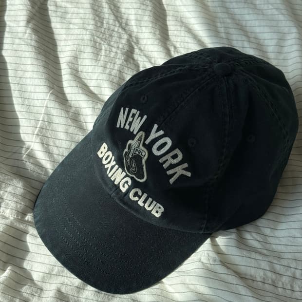 폴로 뉴욕 복싱클럽 코튼 치노 볼캡 블랙