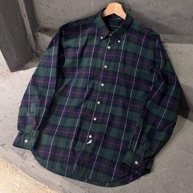 폴로랄프로렌 블랙워치 타탄체크 셔츠 
