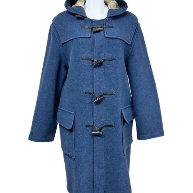 글로버올 울 후드 더플코트