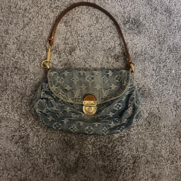 루이비통 데님  쁘띠 숄더백