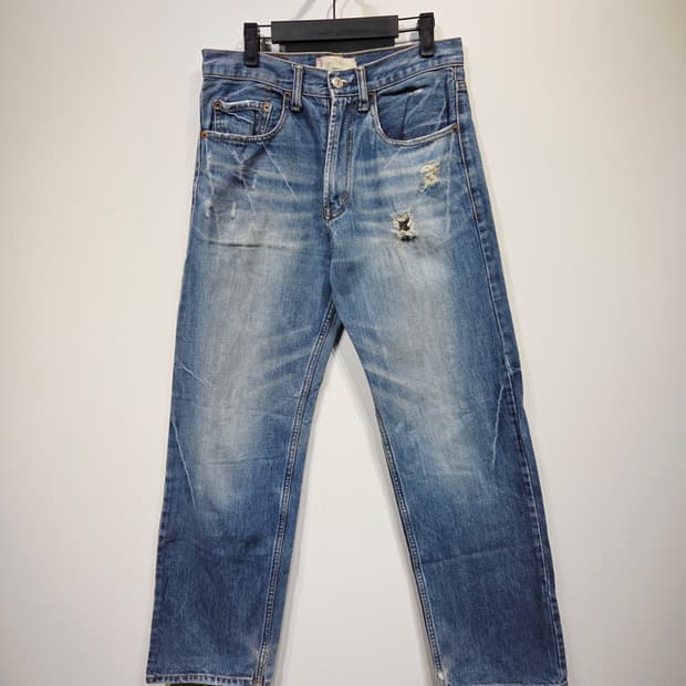 리바이스(Levi's) 569 루즈 스트레이트 디스트로이드 데님 팬츠
