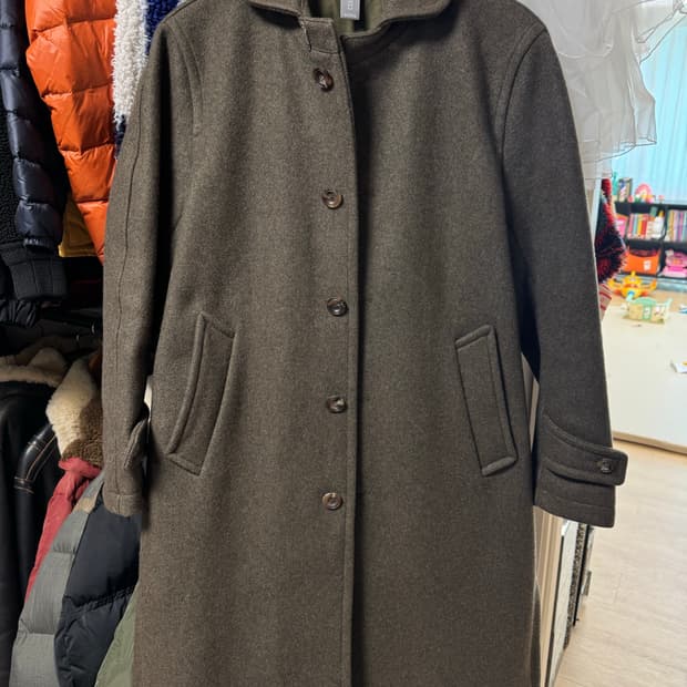 언어펙티드 밀리터리 A라인 코트 M