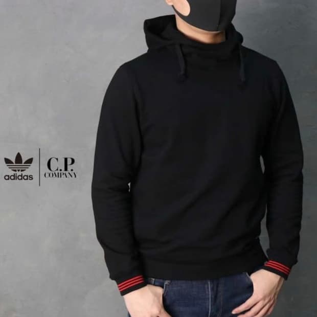 아디다스 CP 컴퍼니 콜라보 후드티 블랙