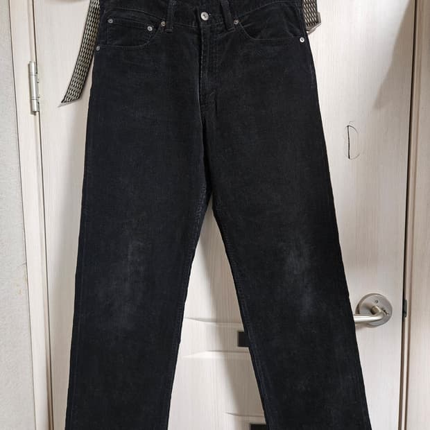 00s jp levi's 502 코듀로이 리바이스 블랙