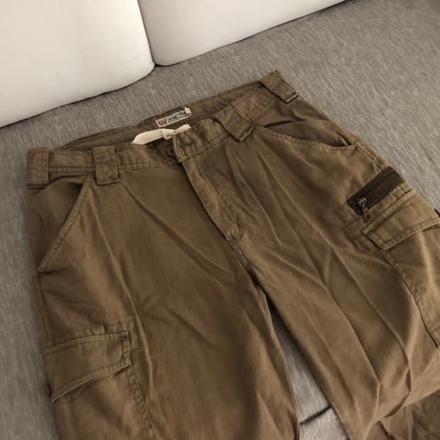 Vintage cargo detail pants 