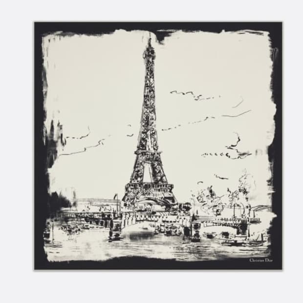 디올 파리 스카프 