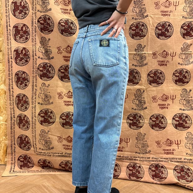 90s 스톤아일랜드 그린엣지 데님
