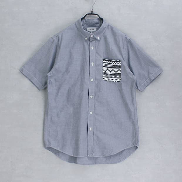 GLOBAL WORK _ twill B.D. shirt
