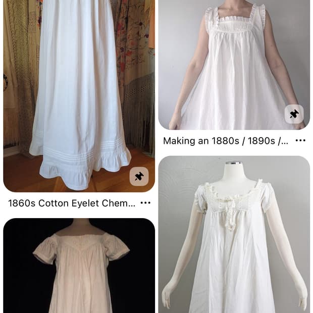 antique chemise