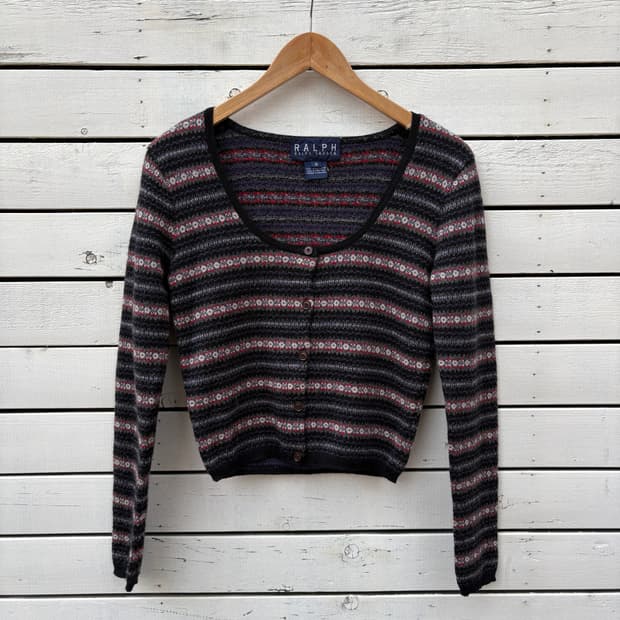 Polo 폴로 페어아일 니트 가디건